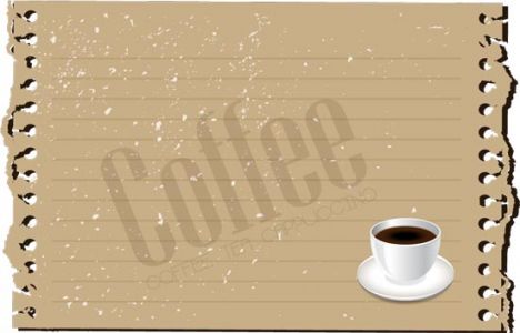 Retro coffe envelopes and letterheads vectors