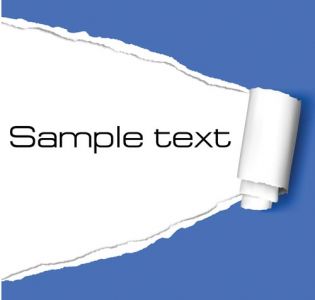 Ripped paper template vector