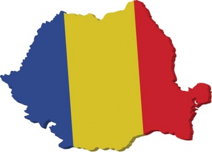 Romania vector map