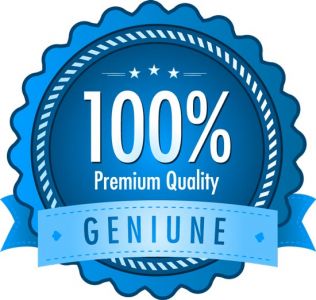 Satisfaction guarantee blue vector labels