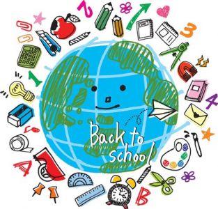 school education vector icons