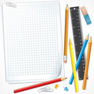 School supplies vectors layout