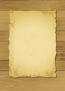 Scroll paper template