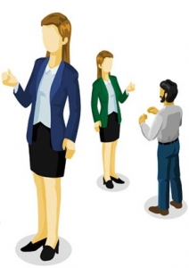 Isometric people vector design