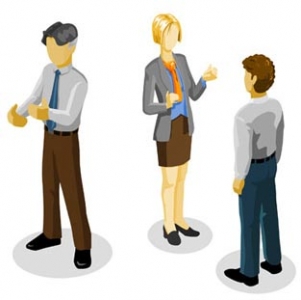 Isometric people vector design