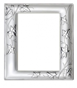 Silver photo frame for Photoshop