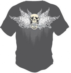 Skull t-shirt vector design