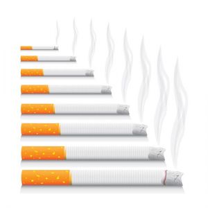 Smoking and no-smoking vector ciggarettes