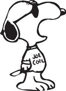 Snoopy dog vector sketches