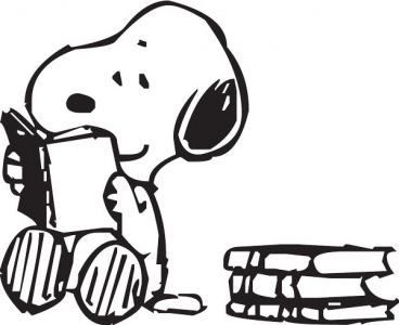 Snoopy dog vector sketches