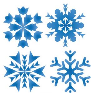 Snowflake pattern shape design