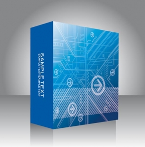 Software box vector