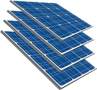 Solar panels vectors design