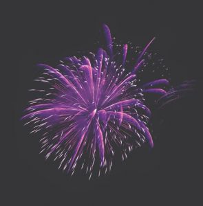 Sparkling fireworks for Illustrator and Photoshop