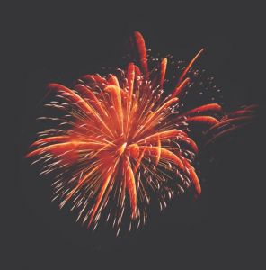 Sparkling fireworks for Illustrator and Photoshop