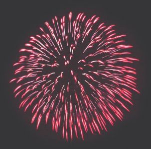 Sparkling fireworks for Illustrator and Photoshop