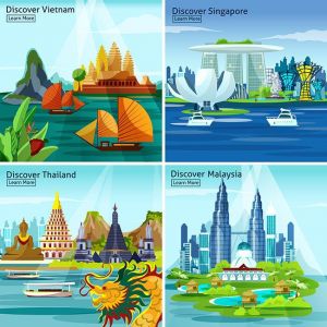 Asian Travel 2x2 Design Concept,Asian Travel 2x2 Design Concept