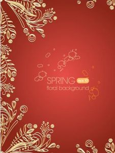 floral vector background illustration