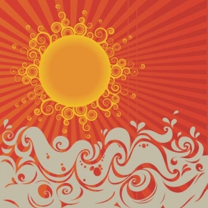 Sun vector design