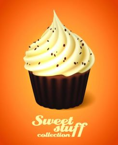 Sweets and snacks vector