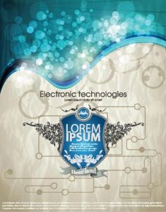 Technology vector cover
