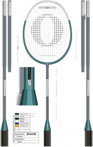 Badminton vector design