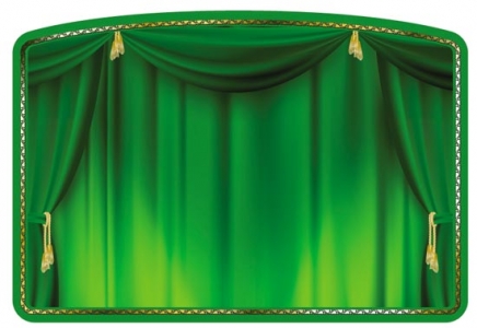 Theater curtain template