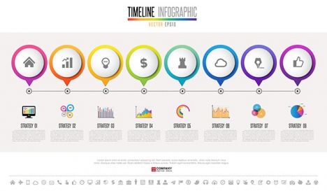 Timeline Infographics Design Template