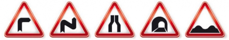 Traffic sign vector