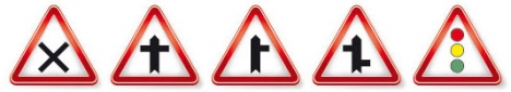 Traffic sign vector