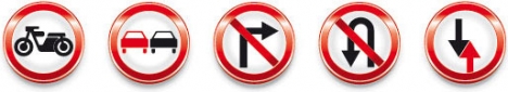 Traffic sign vector