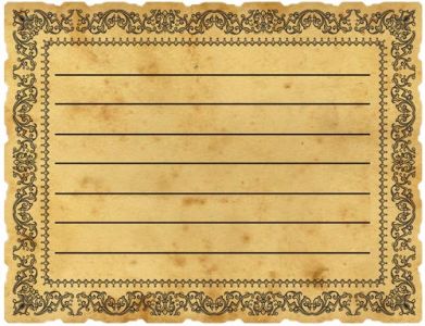 Transparent card template