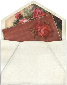 Transparent envelope template