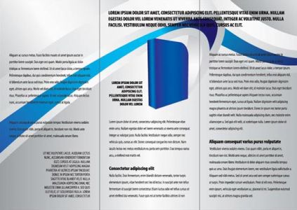 Tri fold corporate brochure design