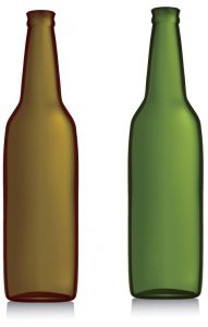 Types of bottles eps vectors