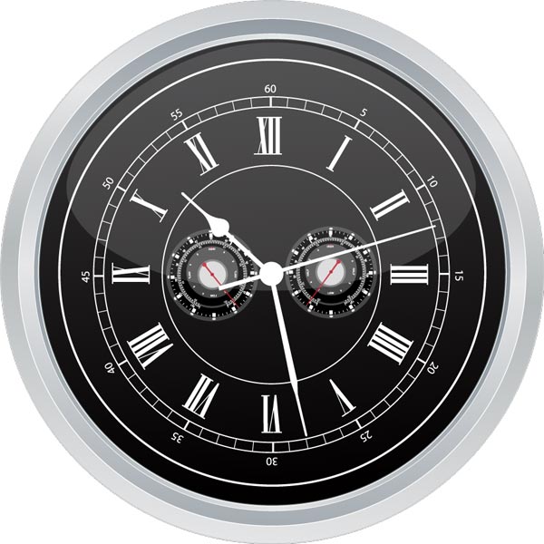 Types of watches vector templates