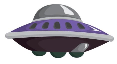 Ufo spaceships vector cartoons