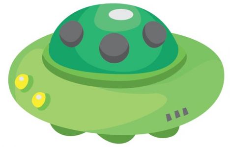 Ufo spaceships vector cartoons