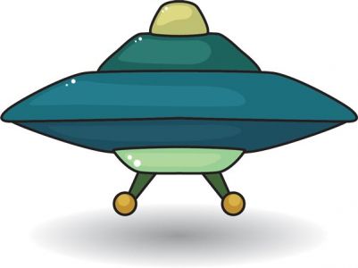 Ufo spaceships vector cartoons