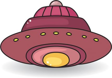 Ufo spaceships vector cartoons