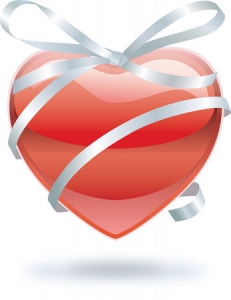 Valentine heart shape