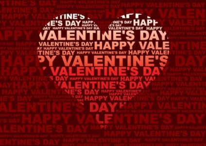 Valentine day vector card
