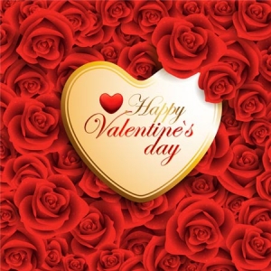 Valentine day vector card