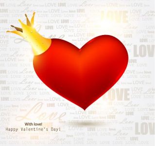 Valentines day vector collage