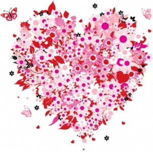 Valentines day vector template