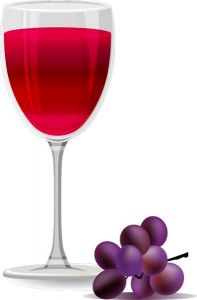 Grapes flavor of juice vector