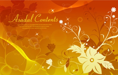 Flower banner design