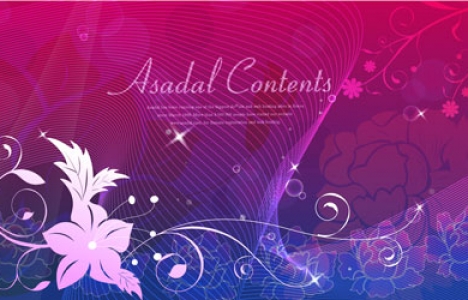 Flower banner design