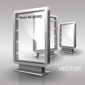 Vector billboard template