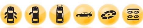 Car icons design